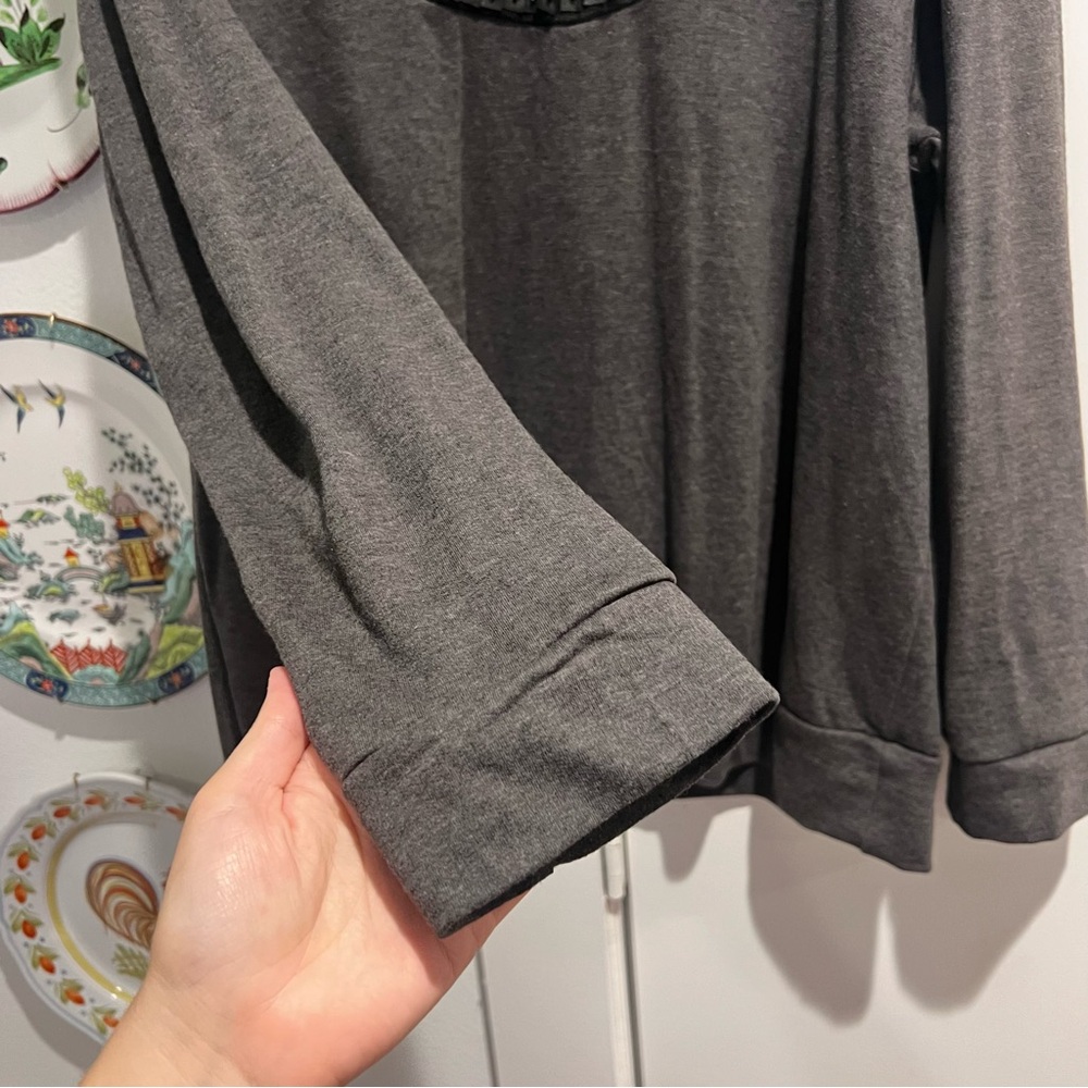Flats and Heels Embellished Sweater Blouse - Picture 4 of 7